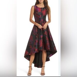 Eliza J Floral Jacquard Dress